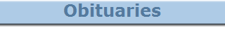 Obituaries